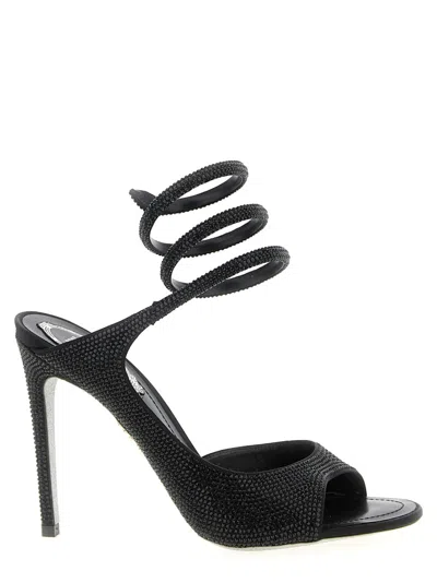 René Caovilla 'audrey' Sandals In Black