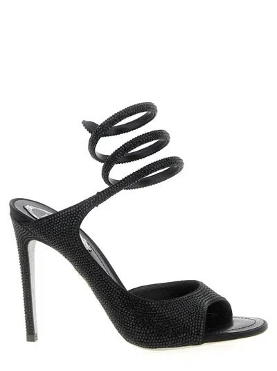 René Caovilla 'audrey' Sandals In Black