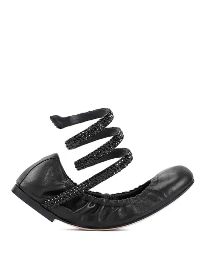 René Caovilla Bailarinas - Negro In Black