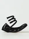 René Caovilla Rene Caovilla Cleo 10 Crystal Ballerinas In Black