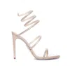 René Caovilla Heeled Sandal Rene Caovilla Woman Color Beige In Nude
