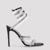 René Caovilla Chandelier 105 Rhinestone Embellished Sandals In Black