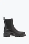 René Caovilla Black Leather Ankle Boots Bika