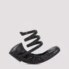 René Caovilla Rene Caovilla Cleo 10 Crystal Ballerinas In Black