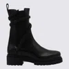 René Caovilla Cleo Combat Biker Boot In Black