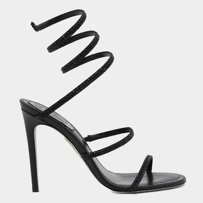RENÉ CAOVILLA BLACK SANDALS