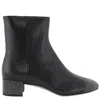René Caovilla Bonnie Ankle Boot In Black Leather 40