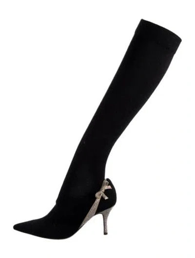 Pre-owned René Caovilla Boots In Black