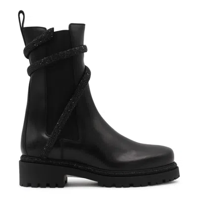 René Caovilla Rene Caovilla Biker Cleo Combat Boot In Black