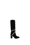 René Caovilla 80mm Juniper Boots In Black Suede Nikel