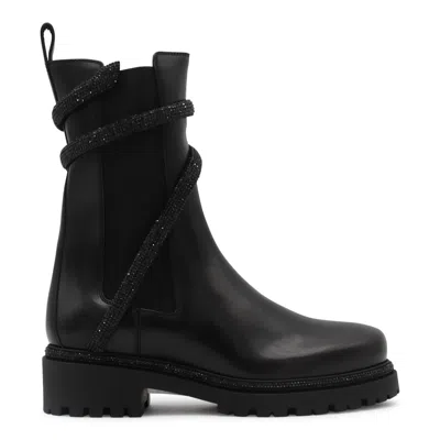 René Caovilla Boots Blacks And Greys