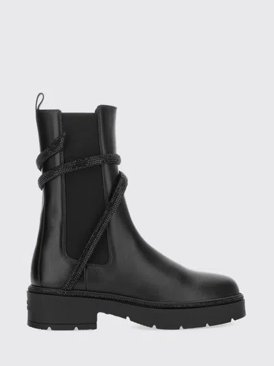 René Caovilla Rene Caovilla Biker Cleo Combat Boot In Black