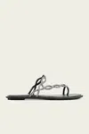 René Caovilla Rene Caovilla Black Flat Braid Sandal 10