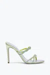 René Caovilla Braid Lime Slider Sandal 105