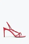 René Caovilla Braid Red Sandal 80