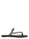 René Caovilla Rene Caovilla Black Flat Braid Sandal 10 In Black