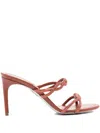 René Caovilla Braid Sandals In Brown