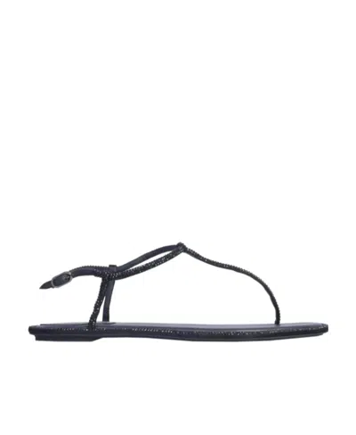 René Caovilla Rene Caovilla Elegant Flats For The Modern Woman In Black