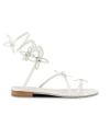 René Caovilla Butterfly Crystal Ivory Sandal