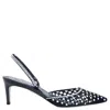 René Caovilla Rene Caovilla Carrie Crystal Embellished Slingback Pumps