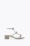 René Caovilla Caterina Dove Grey Sandal In Gray