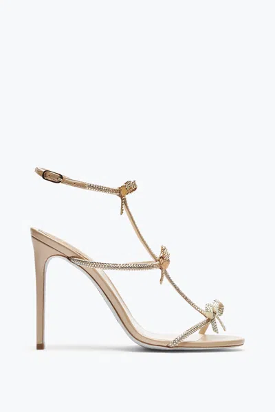 René Caovilla Caterina Honey Sandal With Crystals 105