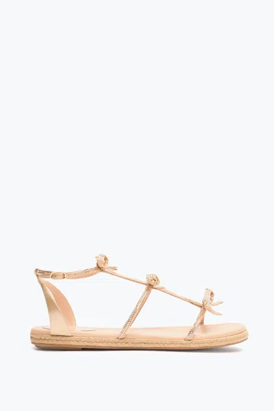 René Caovilla Caterina Nude Flatform Sandal 10