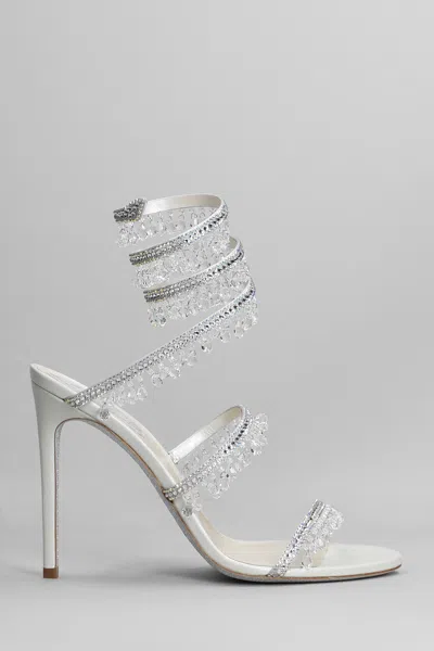 René Caovilla Chandelier Gioiello Pump Sandals In White