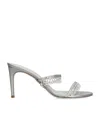 René Caovilla Chandelier Heeled Mules 80