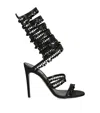 René Caovilla Chandelier Heeled Sandals 105 In Multi