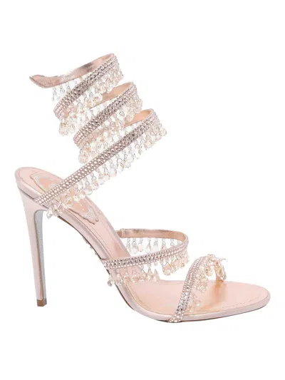 RENÉ CAOVILLA CHANDELIER HEELED SANDALS