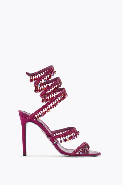 René Caovilla Chandelier Porpora Sandal 105 In Red
