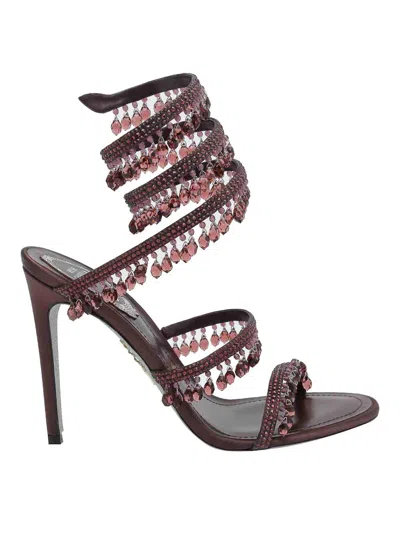 René Caovilla Rene Caovilla Chandelier Pump Sandals In Brown