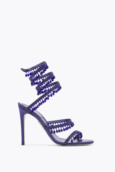 René Caovilla Chandelier Purple Sandal 105