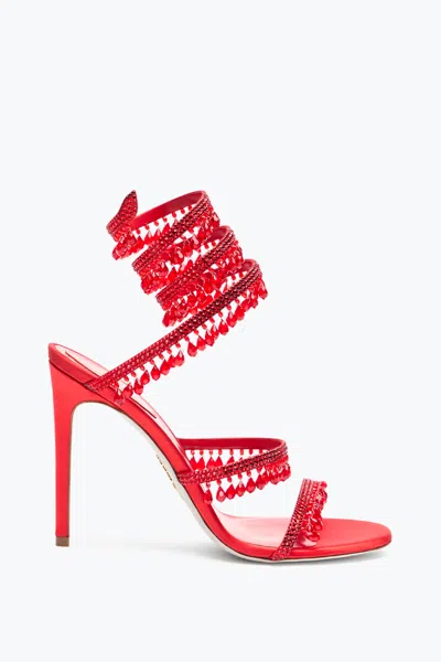 René Caovilla Chandelier Red Sandal 105