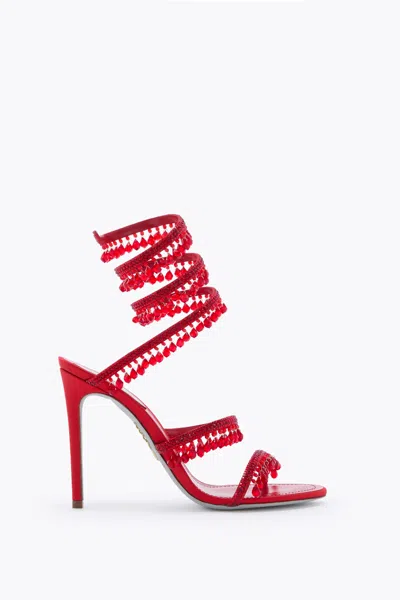 René Caovilla Chandelier Red Sandal 105
