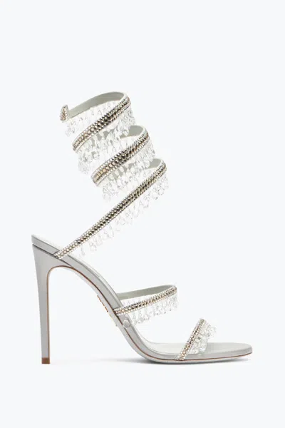 René Caovilla Chandelier Silver Sandal 105