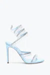 René Caovilla Chandelier Sky Blue Sandal 105