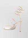 René Caovilla Chic Sandals Featuring Spiral Straps In White