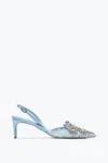 René Caovilla Cinderella Pastel Blue Slingback 60