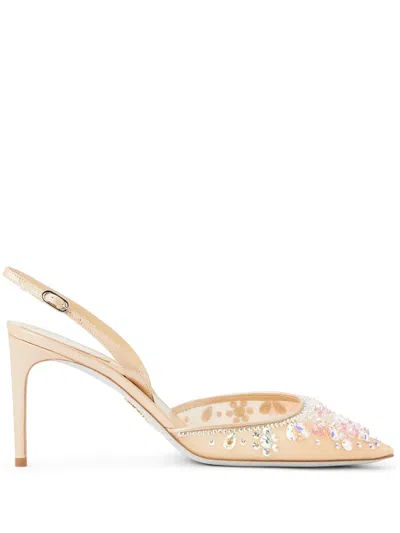 René Caovilla Cinderella Pumps In Pink