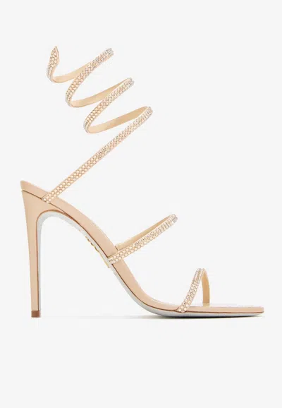 René Caovilla Cleo 105 Crystal Embellished Sandals