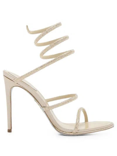 René Caovilla Rene Caovilla Cleo 105 Sandals In Neutral