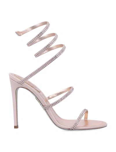 René Caovilla Rene Caovilla Cleo Sandals 105 Mm In Pink