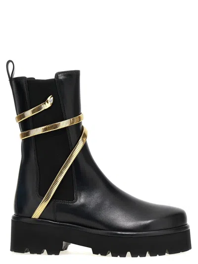 René Caovilla 'cleo' Ankle Boots In Black