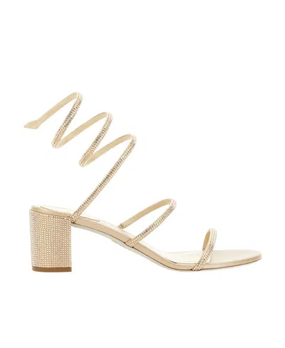 RENÉ CAOVILLA RENE CAOVILLA CLEO ANKLE STRAP EMBELLISHED SANDALS