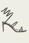 René Caovilla 80mm Cleo Sandals In Black