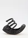 René Caovilla Rene Caovilla Cleo 10 Crystal Ballerinas In Black