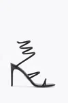 René Caovilla 105mm Rhinestone-embellished Sandals In Black