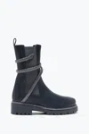 René Caovilla Cleo Crystal Black-silver Bootie 25
